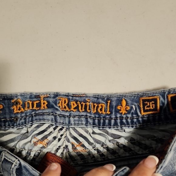 Rock Revival Women's Light Blue Skinny Jeans - Picture 2 of 13